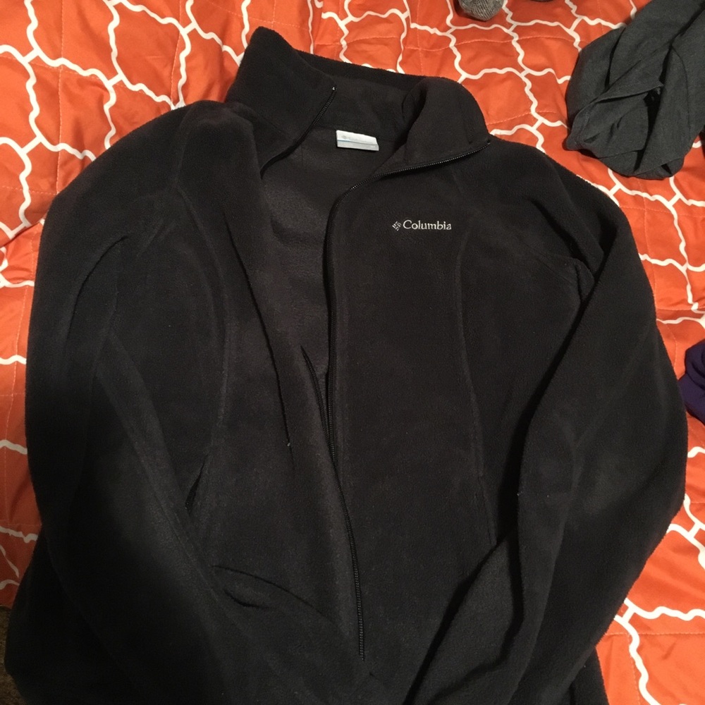 Columbia black fleece jacket